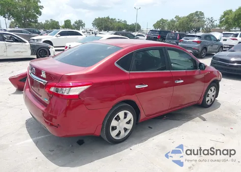 2013 Nissan Sentra S z USA, uszkodzony, nr VIN 3N1AB7AP0DL770858